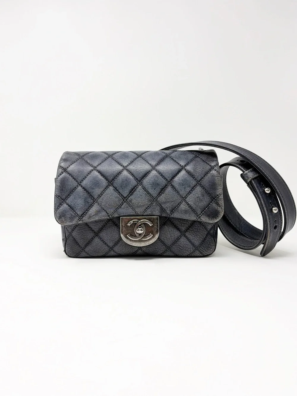 CHANEL Double Carry Small Flap Waist-Crossbody Bag